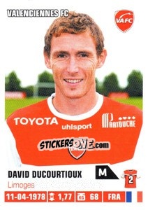 Figurina David Ducourtioux - FOOT 2013-2014 - Panini