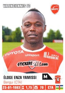 Cromo Eloge Enza Yamissi - FOOT 2013-2014 - Panini