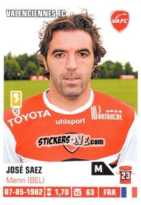 Sticker Jose Saez - FOOT 2013-2014 - Panini