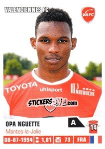 Cromo Opa Nguette - FOOT 2013-2014 - Panini