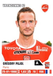 Sticker Gregory Pujol - FOOT 2013-2014 - Panini