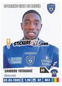 Figurina Sambou Yatabare - FOOT 2013-2014 n. M5 - Panini