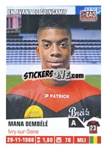 Sticker Mana Dembélé - FOOT 2013-2014 n. M17 - Panini