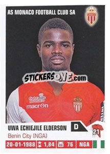 Figurina Echiejile Elderson - FOOT 2013-2014 - Panini