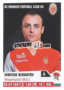 Sticker Dimitar Berbatov - FOOT 2013-2014 - Panini