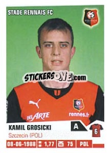 Sticker Kamil Grosicki - FOOT 2013-2014 n. M61 - Panini