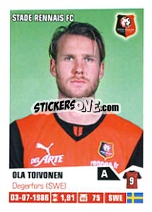 Sticker Ola Toivonen - FOOT 2013-2014 - Panini