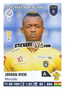 Sticker Jordan Ayew - FOOT 2013-2014 n. M72 - Panini
