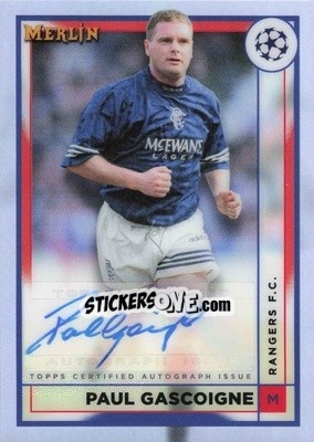 Sticker Paul Gascoigne