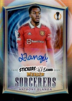 Sticker Anthony Elanga - Chrome Uefa Club Competitions 2022-2023 n. SA-AE - Topps