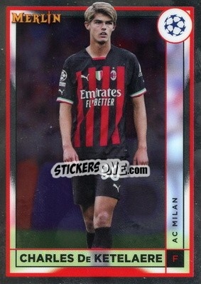 Sticker Charles De Ketelaere - Chrome Uefa Club Competitions 2022-2023 - Topps