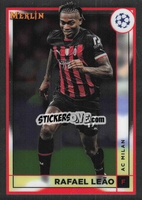 Sticker Rafael Leao - Chrome Uefa Club Competitions 2022-2023 - Topps