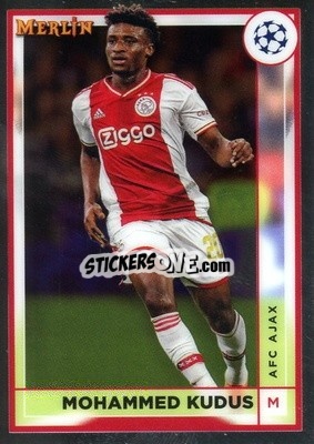Sticker Mohammed Kudus - Chrome Uefa Club Competitions 2022-2023 n. 8 - Topps