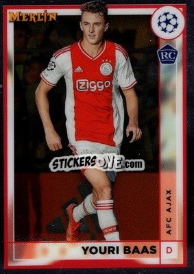 Sticker Youri Baas - Chrome Uefa Club Competitions 2022-2023 - Topps