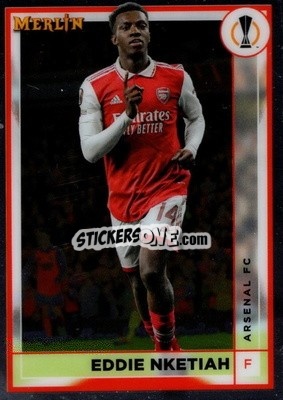 Cromo Eddie Nketiah - Chrome Uefa Club Competitions 2022-2023 - Topps