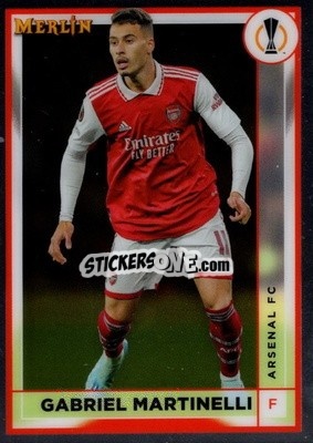 Sticker Gabriel Martinelli - Chrome Uefa Club Competitions 2022-2023 n. 15 - Topps