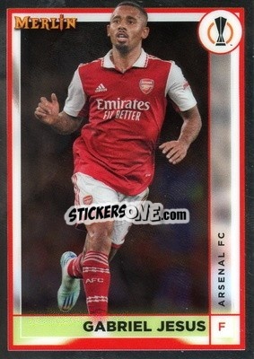 Sticker Gabriel Jesus - Chrome Uefa Club Competitions 2022-2023 n. 16 - Topps