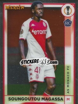 Sticker Soungoutou Magassa - Chrome Uefa Club Competitions 2022-2023 - Topps