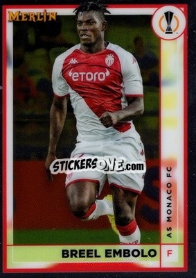 Sticker Breel Embolo - Chrome Uefa Club Competitions 2022-2023 - Topps