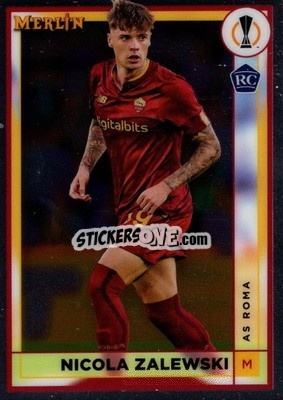 Sticker Nicola Zalewski - Chrome Uefa Club Competitions 2022-2023 n. 22 - Topps
