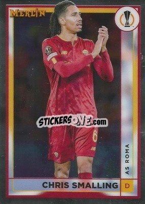 Sticker Chris Smalling - Chrome Uefa Club Competitions 2022-2023 n. 25 - Topps