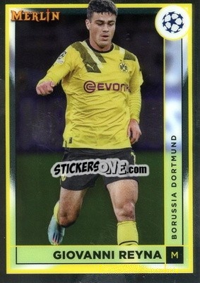 Sticker Giovanni Reyna - Chrome Uefa Club Competitions 2022-2023 n. 30 - Topps