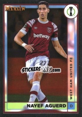 Sticker Nayef Aguerd - Chrome Uefa Club Competitions 2022-2023 n. 38 - Topps