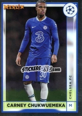 Sticker Carney Chukwuemeka - Chrome Uefa Club Competitions 2022-2023 - Topps