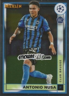 Sticker Antonio Nusa - Chrome Uefa Club Competitions 2022-2023 - Topps