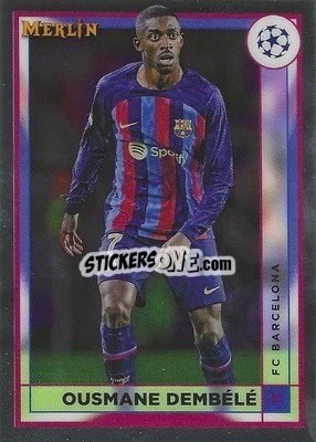 Cromo Ousmane Dembele - Chrome Uefa Club Competitions 2022-2023 - Topps