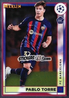 Sticker Pablo Torre - Chrome Uefa Club Competitions 2022-2023 - Topps