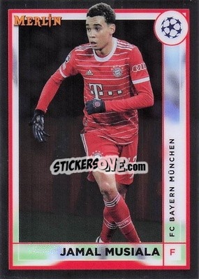 Sticker Jamal Musiala - Chrome Uefa Club Competitions 2022-2023 n. 56 - Topps