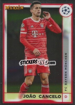 Sticker Joao Cancelo - Chrome Uefa Club Competitions 2022-2023 n. 57 - Topps
