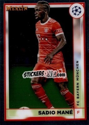 Sticker Sadio Mane - Chrome Uefa Club Competitions 2022-2023 n. 59 - Topps