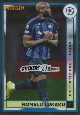 Sticker Romelu Lukaku - Chrome Uefa Club Competitions 2022-2023 n. 64 - Topps