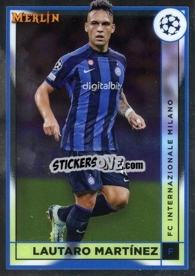 Sticker Lautaro Martinez - Chrome Uefa Club Competitions 2022-2023 n. 67 - Topps