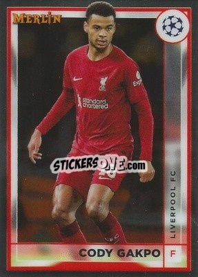 Sticker Cody Gakpo - Chrome Uefa Club Competitions 2022-2023 n. 84 - Topps