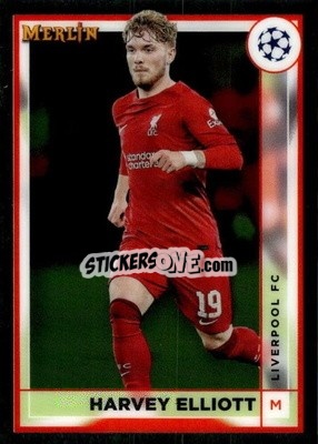 Figurina Harvey Elliott - Chrome Uefa Club Competitions 2022-2023 - Topps