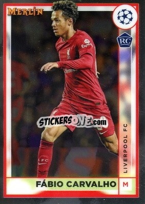 Sticker Fabio Carvalho - Chrome Uefa Club Competitions 2022-2023 n. 90 - Topps