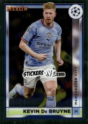 Sticker Kevin De Bruyne - Chrome Uefa Club Competitions 2022-2023 n. 91 - Topps