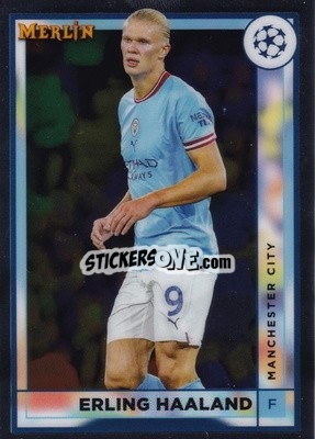 Sticker Erling Haaland - Chrome Uefa Club Competitions 2022-2023 n. 92 - Topps