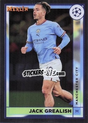 Sticker Jack Grealish - Chrome Uefa Club Competitions 2022-2023 n. 95 - Topps