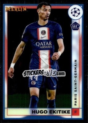 Cromo Hugo Ekitike - Chrome Uefa Club Competitions 2022-2023 - Topps