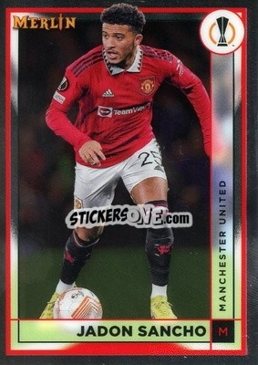 Sticker Jadon Sancho - Chrome Uefa Club Competitions 2022-2023 n. 101 - Topps