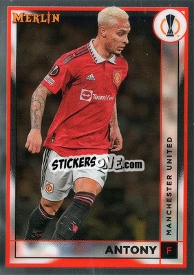 Sticker Antony - Chrome Uefa Club Competitions 2022-2023 n. 102 - Topps