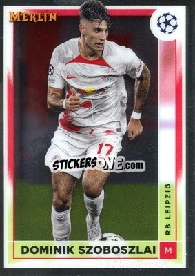 Sticker Dominik Szoboszlai - Chrome Uefa Club Competitions 2022-2023 - Topps