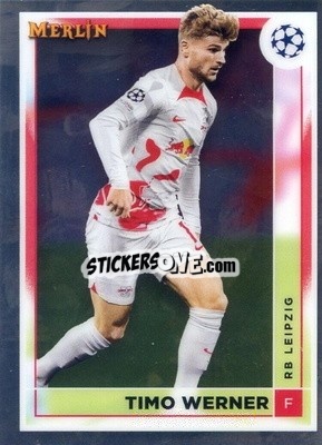 Sticker Timo Werner - Chrome Uefa Club Competitions 2022-2023 n. 115 - Topps