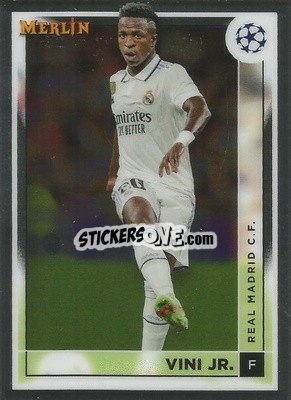 Sticker Vini Jr. - Chrome Uefa Club Competitions 2022-2023 n. 118 - Topps