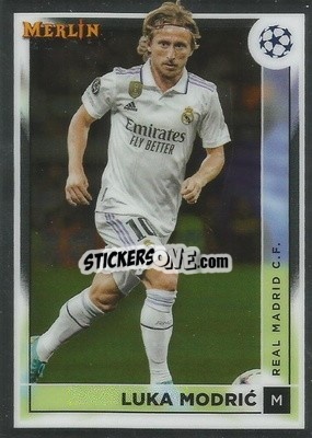 Figurina Luka Modric - Chrome Uefa Club Competitions 2022-2023 - Topps