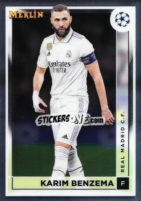 Figurina Karim Benzema - Chrome Uefa Club Competitions 2022-2023 - Topps